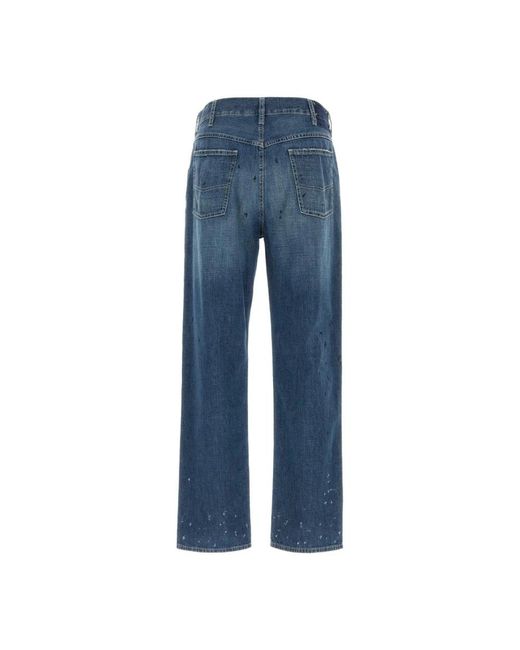 Maison Margiela Blue Straight Fit Jeans for men