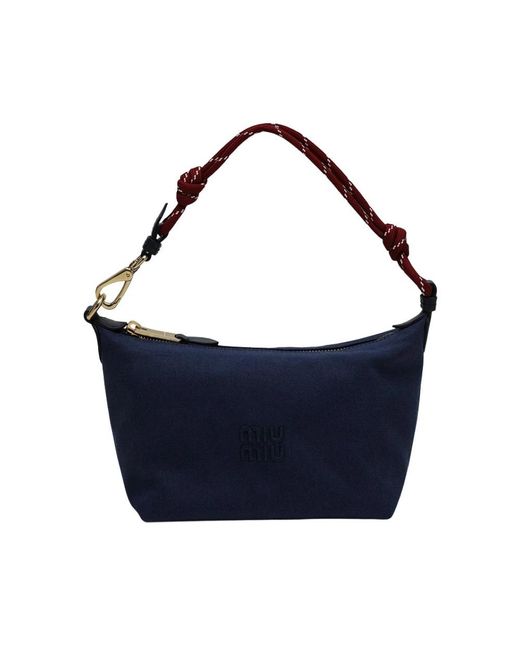 Miu Miu Blue Shoulder Bags