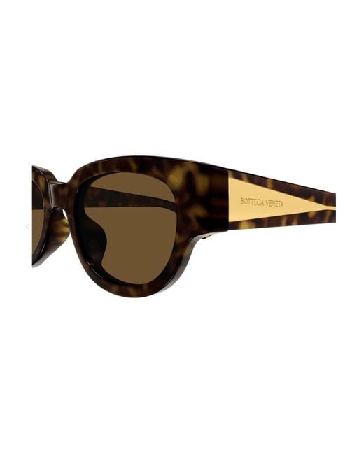 Bottega Veneta Brown Neue klassische tri-fold sonnenbrille