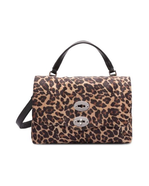Zanellato Brown Elegante Lederhandtasche Für Frauen