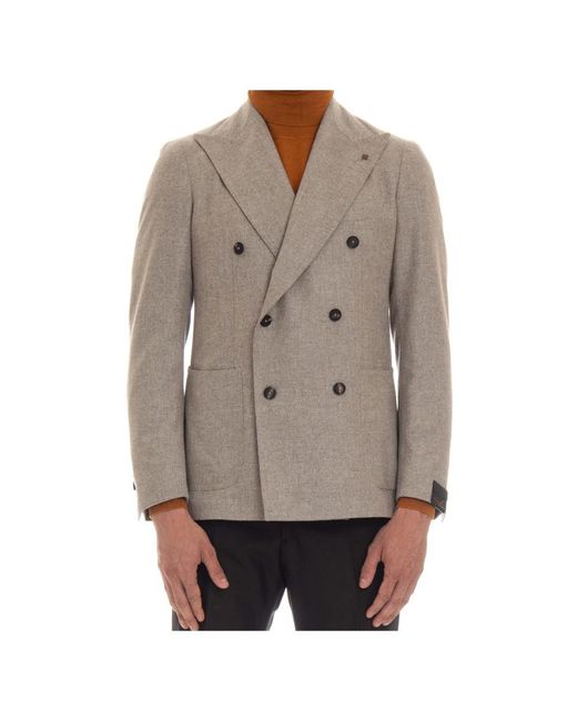 Tagliatore Gray Blazers for men