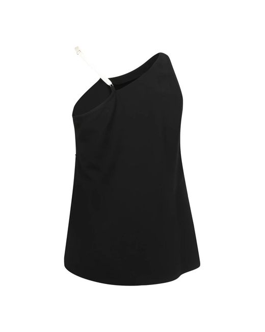 Givenchy Black Sleeveless Tops
