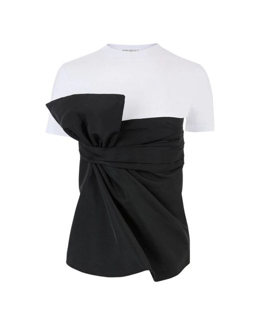 Nina Ricci Black Wrap-around bow