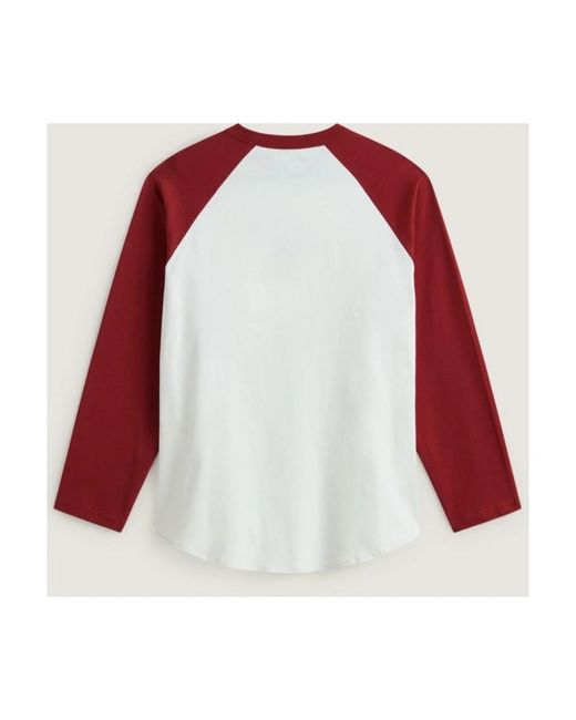 Vans Core Raglan Ls Tee in Red für Herren