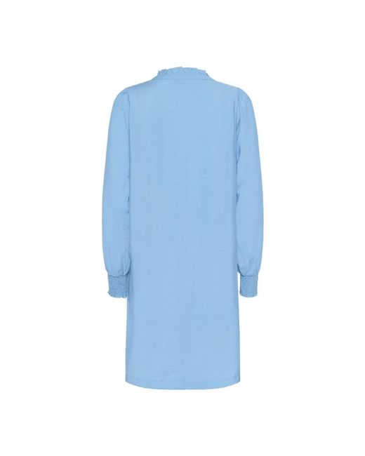 Short Dresses Kaffe de color Blue