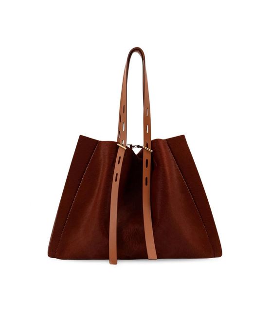 MINOBOSSI Brown Shoulder Bags