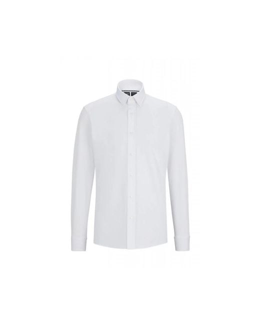Boss White Formal Shirts for men