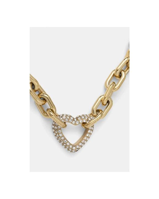 Necklaces Guess de color Metallic