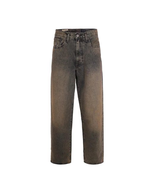 Levi's Gray Straight Jeans for men