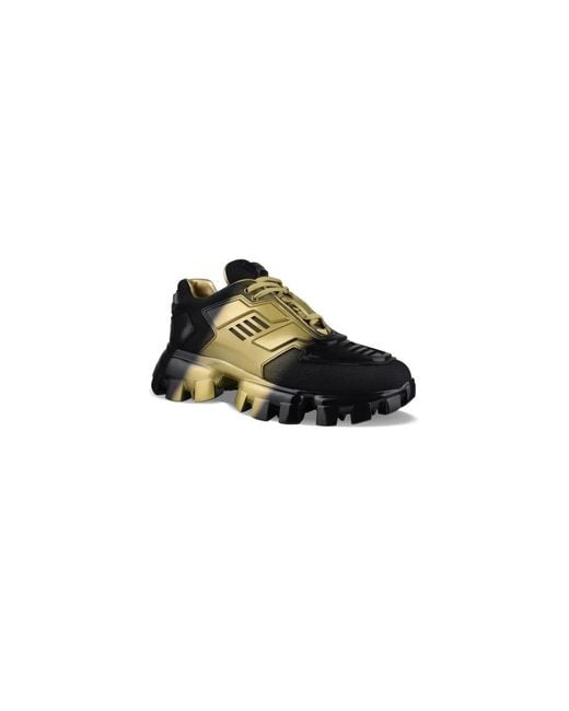 Prada Black Cloudbust Thunder Sneakers Aus Strickstoff