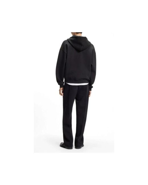 HUGO Black Hoodies for men