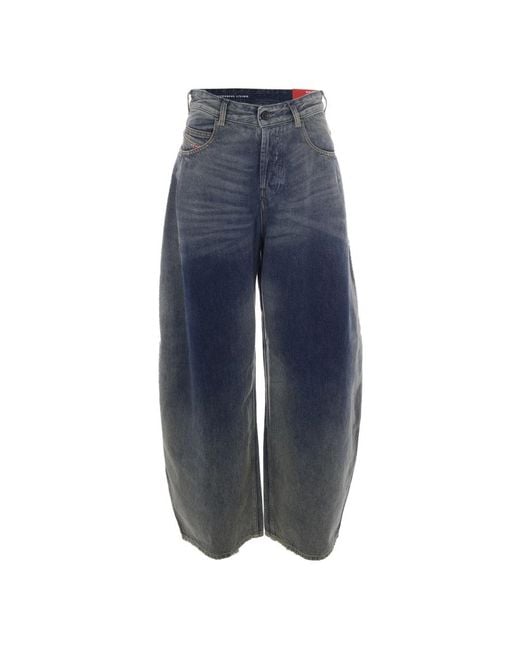 DIESEL Blue Loose Fit Jeans