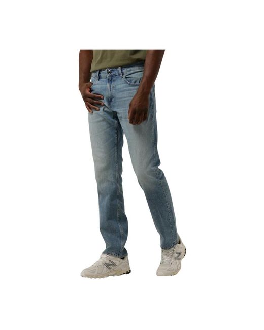 G-Star Jeans ,Blauw ,Katoen Straight Leg Jeans in het Blue voor heren