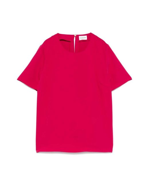P.A.R.O.S.H. Pink Rote T-Shirts Und Polos