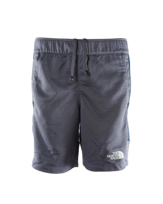 The North Face Blauw Polyester Shorts Nf0A823Oea in het Gray voor heren