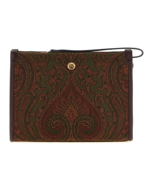 Clutches di Etro in Brown