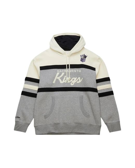 Hoodies Mitchell & Ness de hombre de color Gray