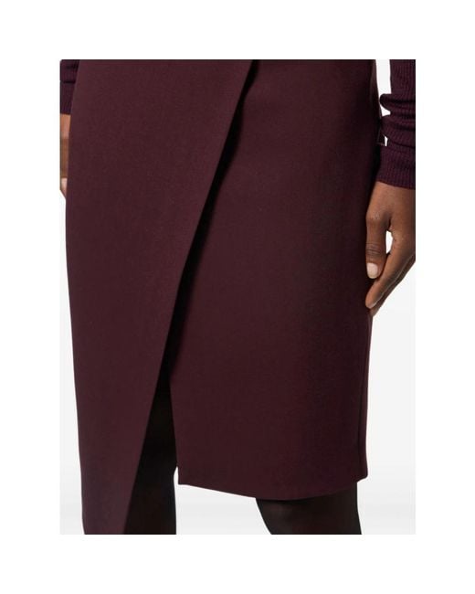 Elisabetta Franchi Purple Midi Skirts