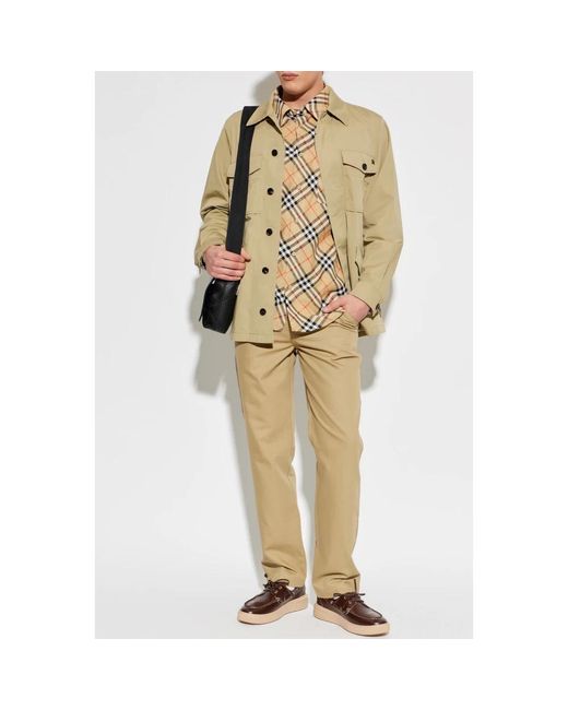 Burberry Bradmore Jacket in het Natural voor heren