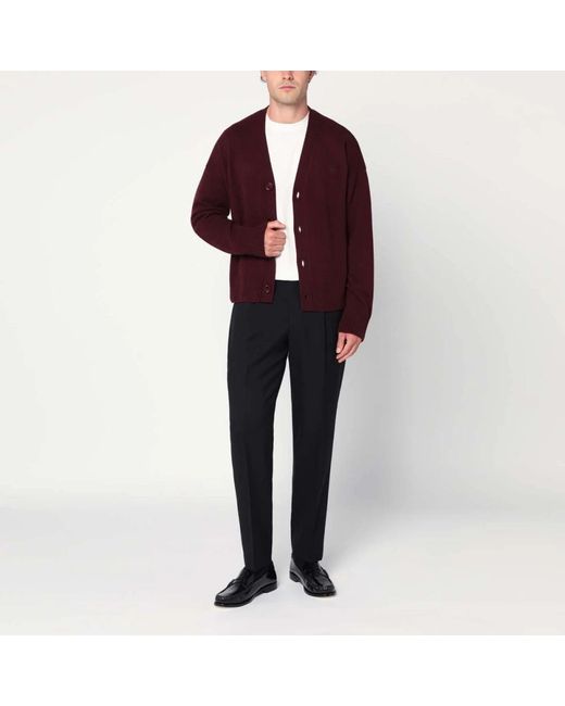 Santaniello Black Slim-Fit Trousers for men