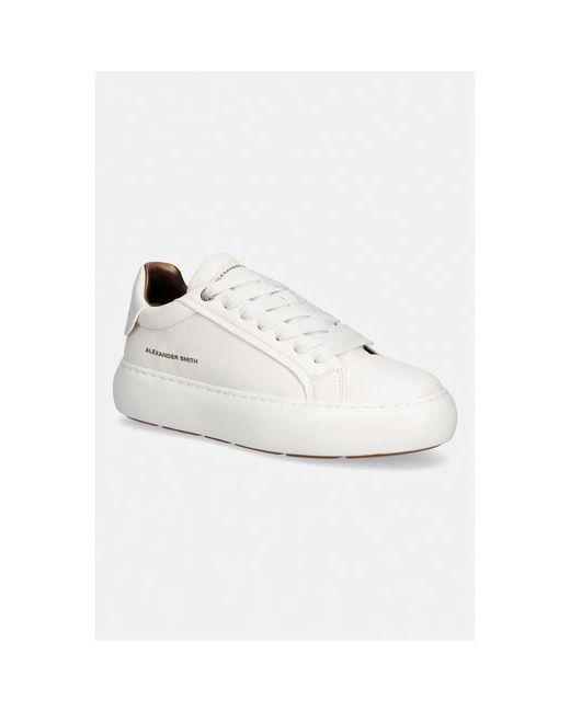 Alexander Smith White Soho Sneaker