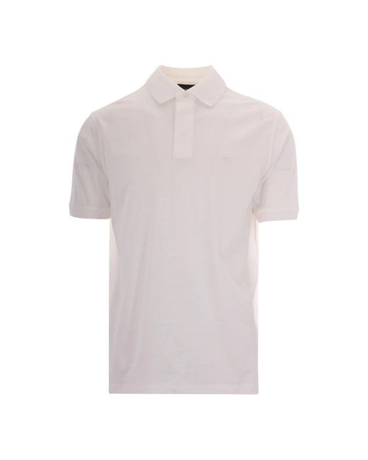 Emporio Armani White Polo Shirts for men