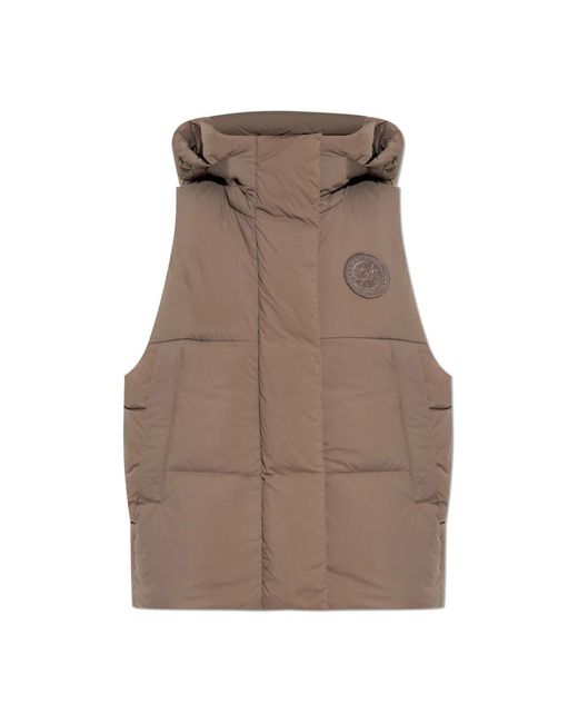 Canada Goose Junction Down Vest in het Brown