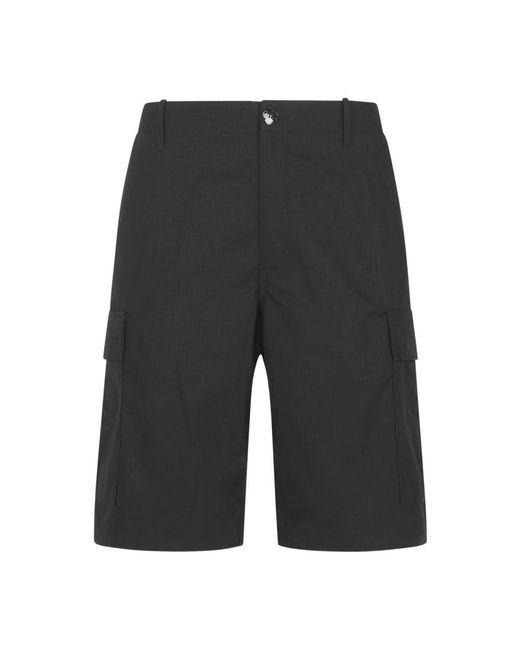 KENZO Schwarze bermuda-shorts in Black für Herren