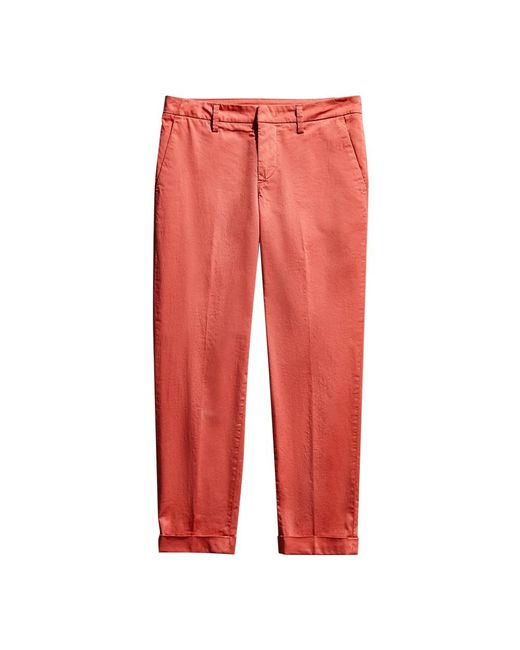 Fay Red Chinos
