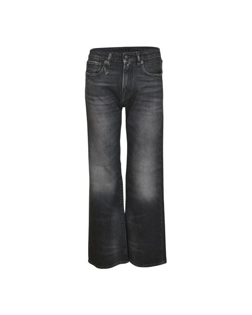 Flared Jeans R13 de color Gray