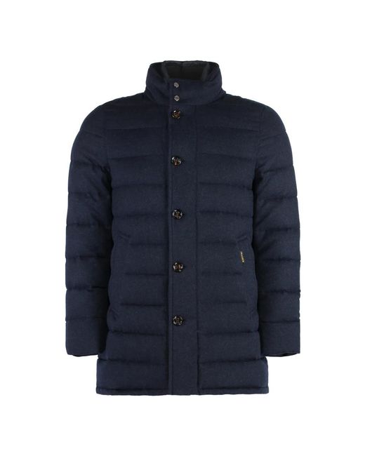 Moorer Jassen ,Blauw ,Kasjmier Kasjmier Donsjack Met Ganzendons in het Blue voor heren