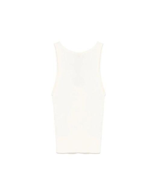 Birgitte Herskind Sleeveless Tops in het White