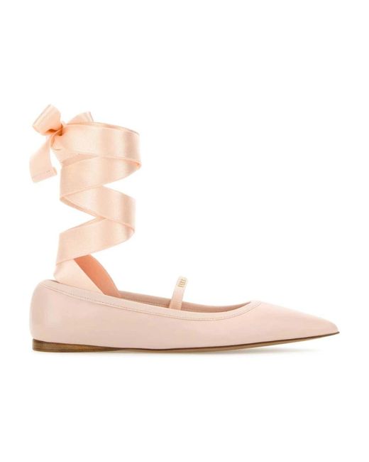 Ferragamo Pink Ballerinas