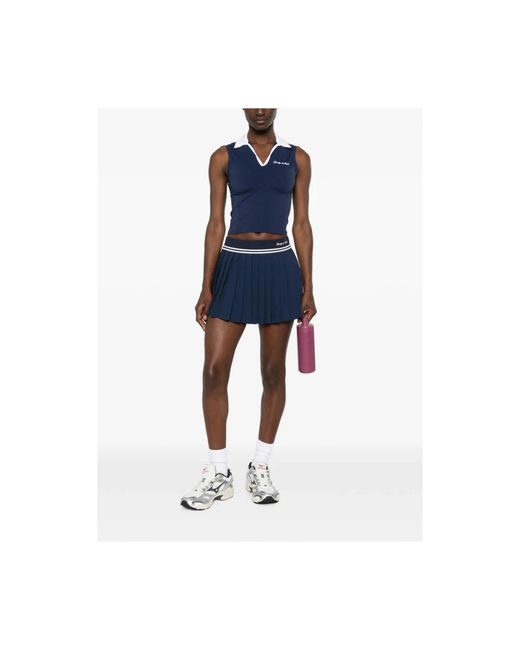 Sporty & Rich Blue Polo Shirts