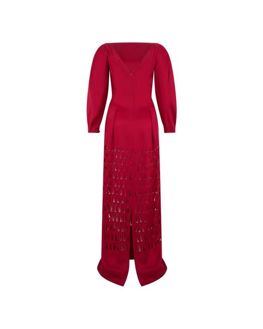 Alberta Ferretti Red Maxi Dresses