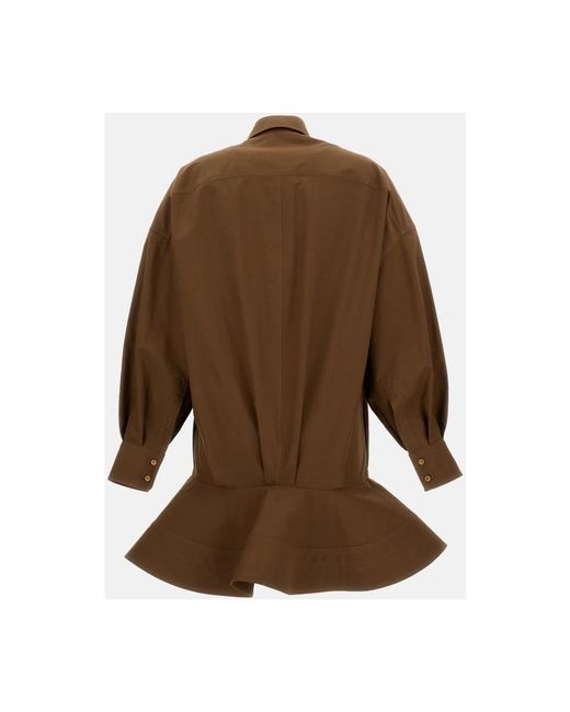 Stella McCartney Brown Shirt Dresses