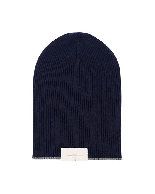 Beanies di Brunello Cucinelli in Blue da Uomo