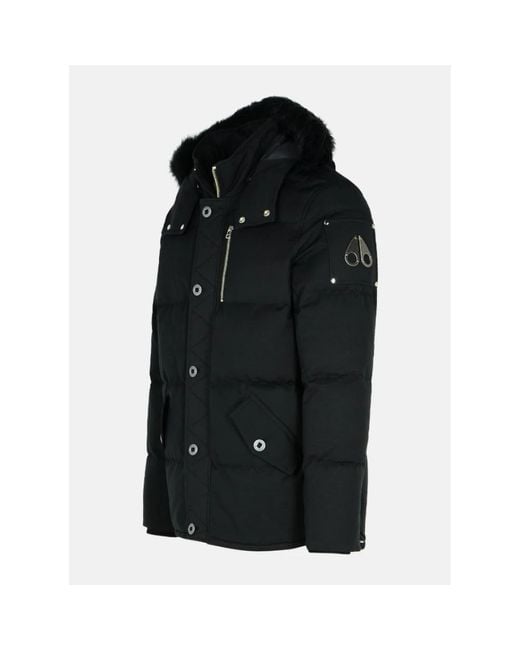 Moose Knuckles Black Down Jackets for men
