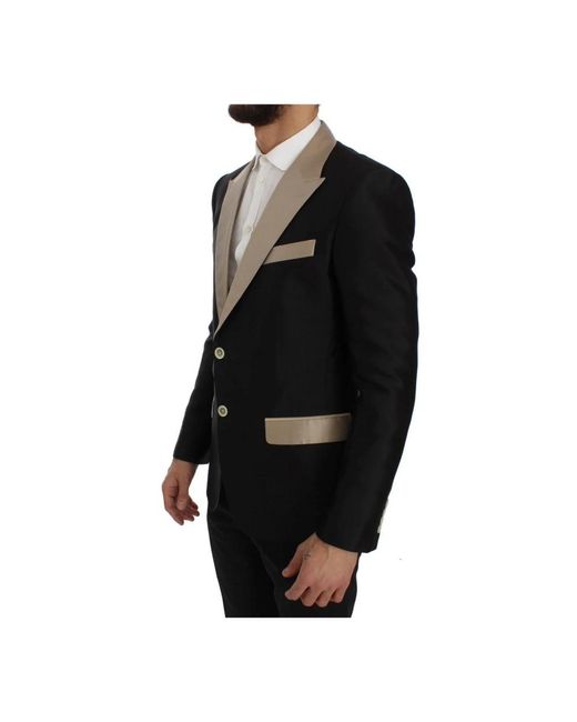 Dolce & Gabbana Black Blazers for men
