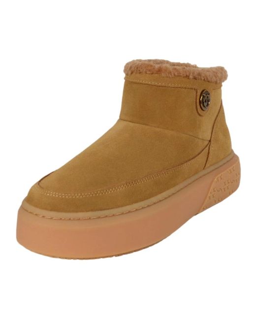 Pinko Brown Winter Boots