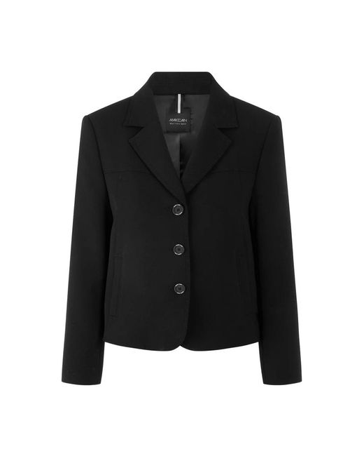 Marc Cain Jassen ,Zwart ,Sporty Blazer in het Black
