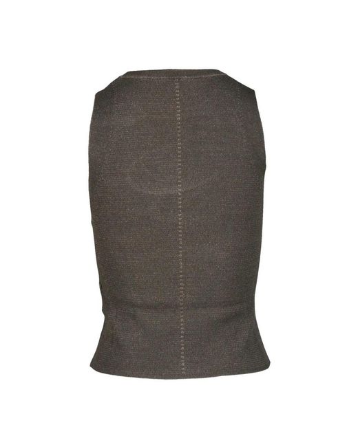 DIESEL Gray Round-Neck Knitwear