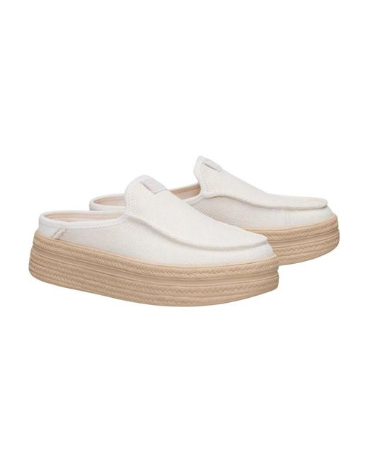 HeyDude White Mules