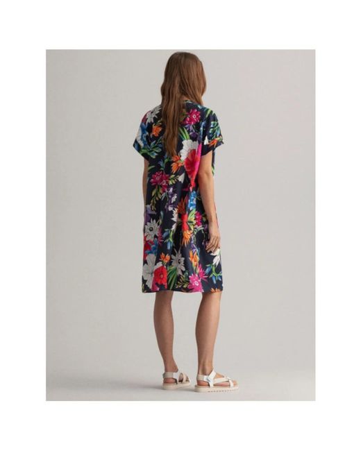 Gant Red Short Dresses