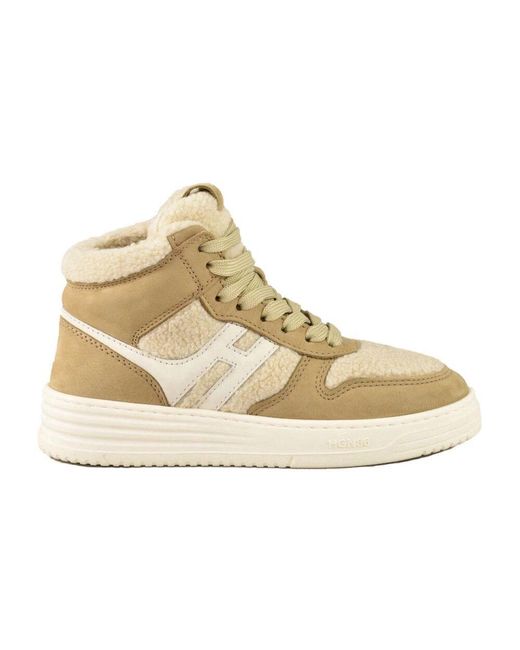 Hogan Natural Basket Style Sneakers