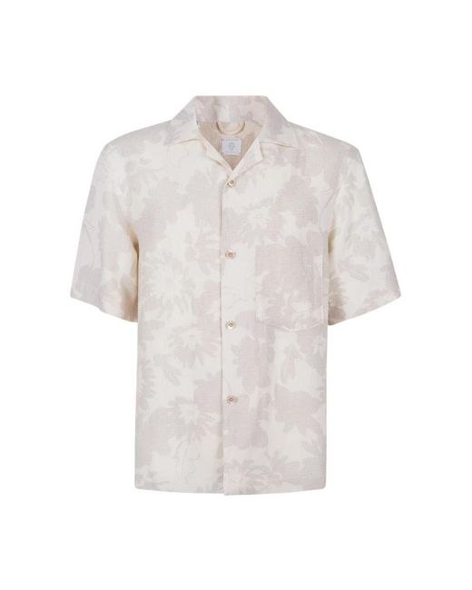 Eleventy White Short Sleeve Shirts for men