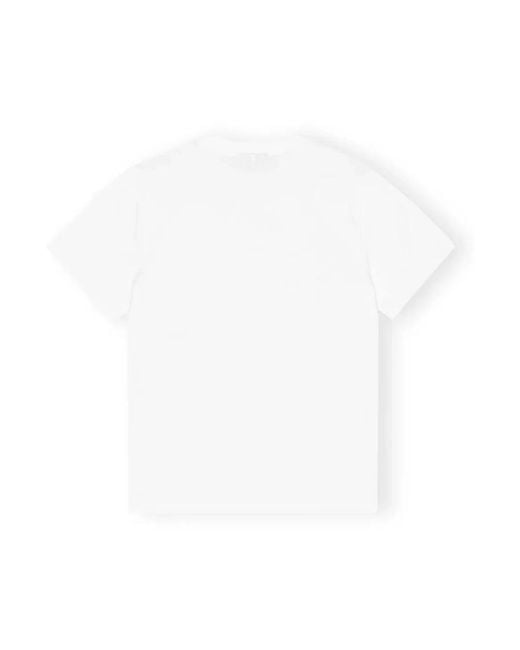 Ganni White T-Shirts