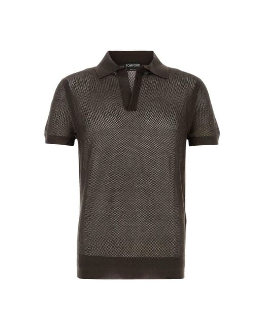 Tom Ford Gray Polo Shirts for men