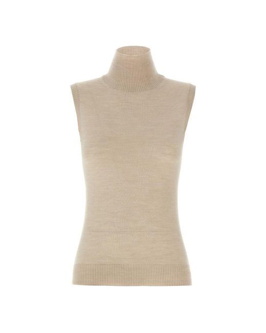 Sportmax Natural Turtlenecks