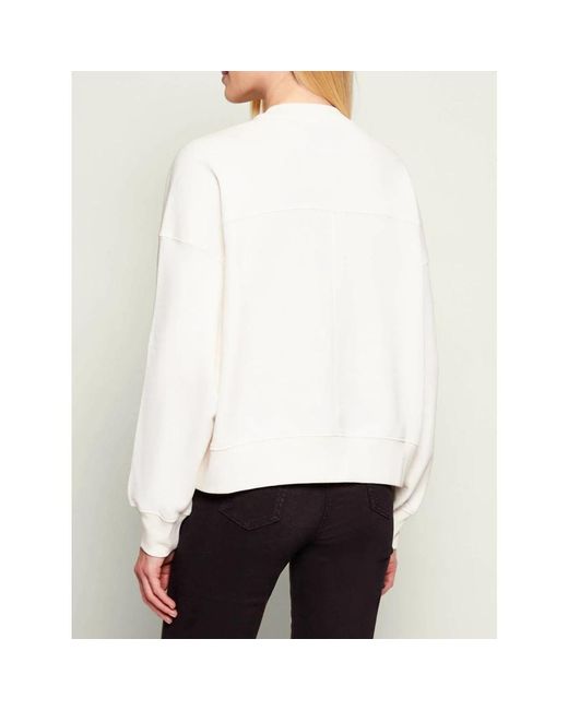 Elisabetta Franchi White Sweatshirts